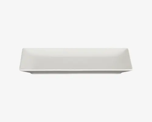 Quadro Tallerken Rektangulær 25x15 cm Hvid