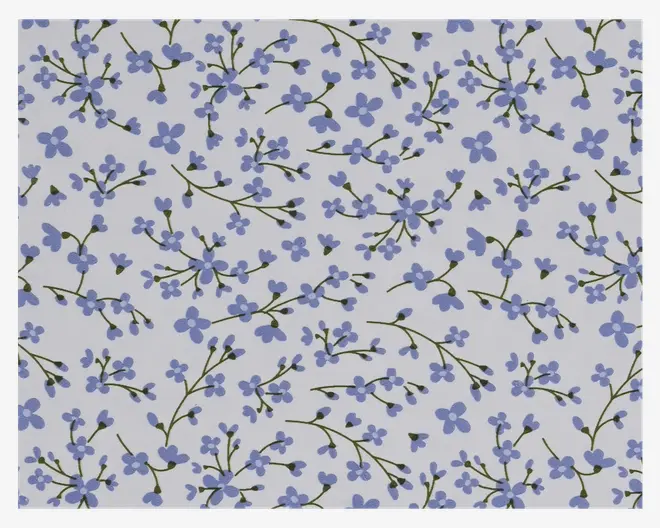 Voksdug flora B.140 x L.240 cm