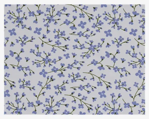 Voksdug flora B.140 x L.240 cm