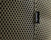 Puf til sækkestol i grøn 3D stof