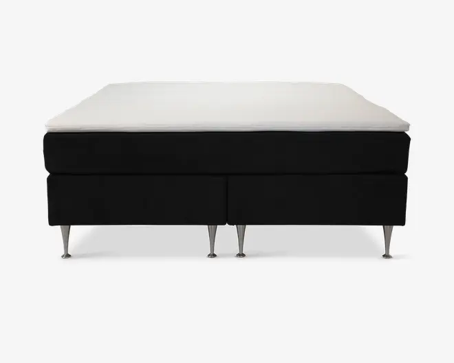 Forli Continentalseng 180 x 200 cm sort