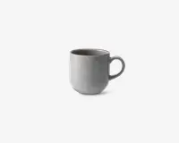 Mandala black rim kop m. hank grå Ø.7,5 cm