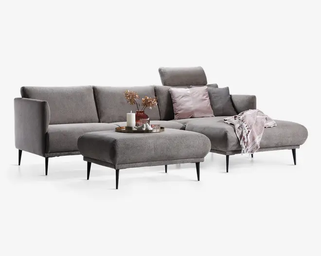 Sofa Josefine med chaiselong højre