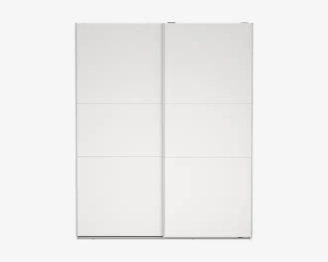 Garderobeskab Case hvid B. 179 x H. 221 cm