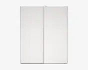 Garderobeskab Case hvid B. 179 x H. 221 cm