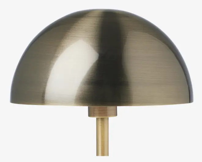 Bordlampe Boogie antik messing H.25 cm 