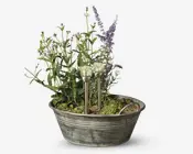 Solcelle blomst på spyd sæt af 4 stk. 