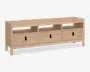 Tv-bord Madrid lys eg m/3 skuffer