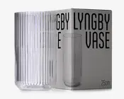 Lyngby vase glas klar H.25 cm