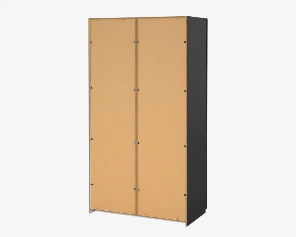 Garderobeskab Case grå B. 119 x H. 221 cm