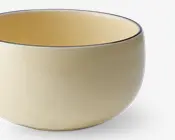 Mandala black rim skål multi gul Ø.10,5 cm