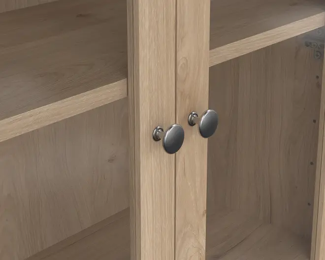 Vitrine Madrid eg med 3 skuffer