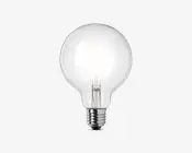 Globepære LED 4W klar E27 Ø.9,5 cm 