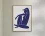 Plakat Figure Bleu 50X70 cm