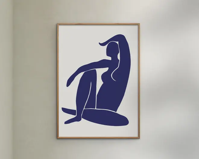 Plakat Figure Bleu 50X70 cm