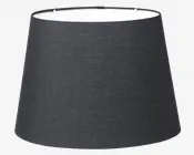 Oval Skærm H. 25 cm Sort