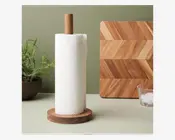 Køkkenrulleholder Sildeben Acacie Træ H.30,5cm