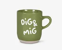 Krus 'Dig & mig' grøn 