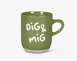 Krus 'Dig & mig' grøn