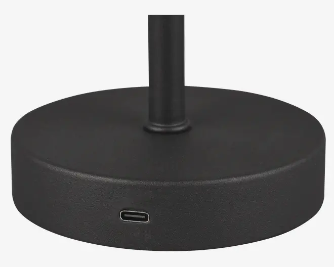 Bordlampe Jeff mat sort H.30 cm 