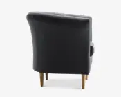 Lænestol Flash Grå Med Eg Ben