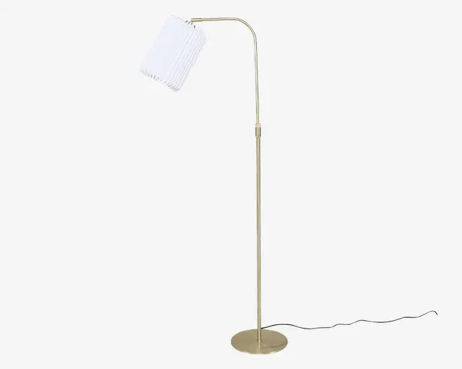 Peak Gulvlampe Plast Messing H.145 cm