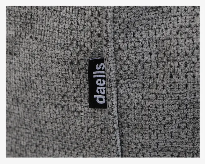 Puf til sækkestol grå