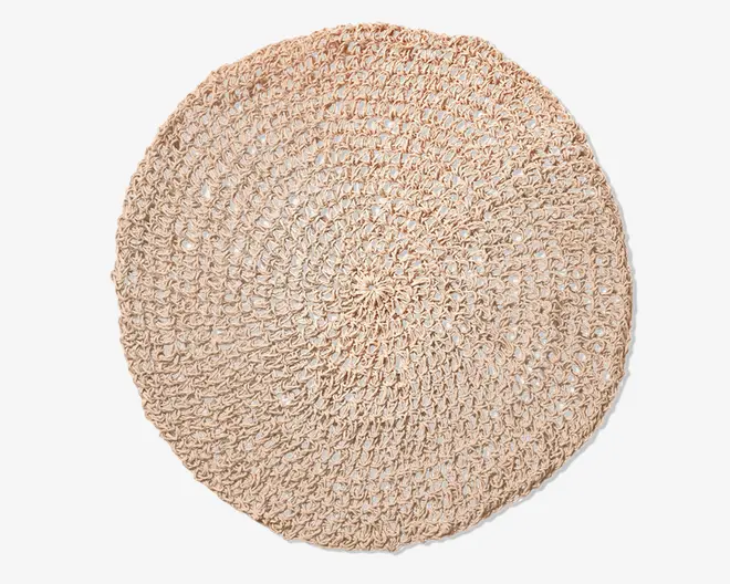 Dækkeserviet papir rosa Ø.42 cm