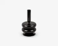 Lysestage double bubble sort H.17 cm 