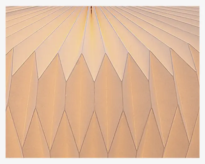 Lampeskærm Belloy hvid Ø.45 cm 