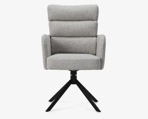 Spisebordsstol med armlæn beige