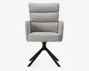 Spisebordsstol med armlæn beige