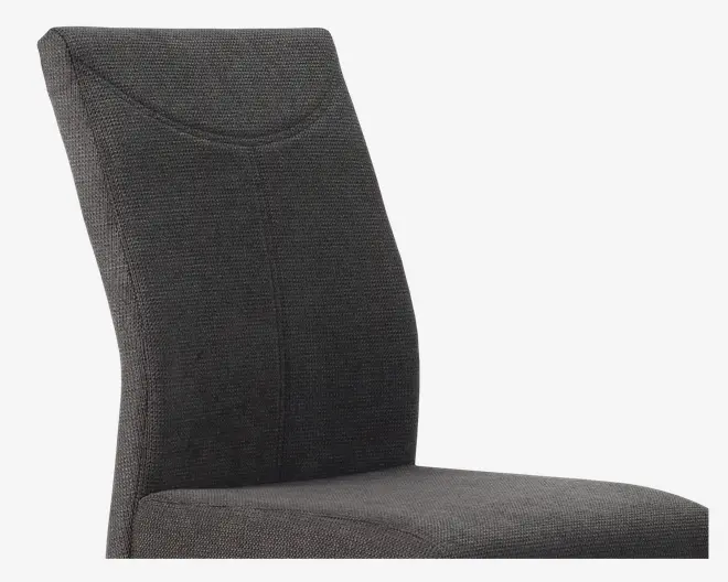 Spisebordsstol posefjedre i sædet antracit