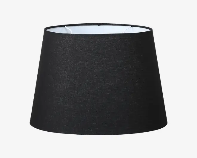 Skærm Oval Sort Ø.30 cm