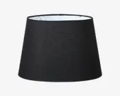 Skærm Oval Sort Ø.30 cm