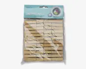 Tøjklemmer Bambus 48 Stk.