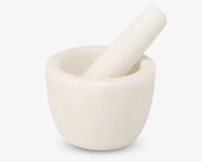 Morter marmor assorteret H.12 cm
