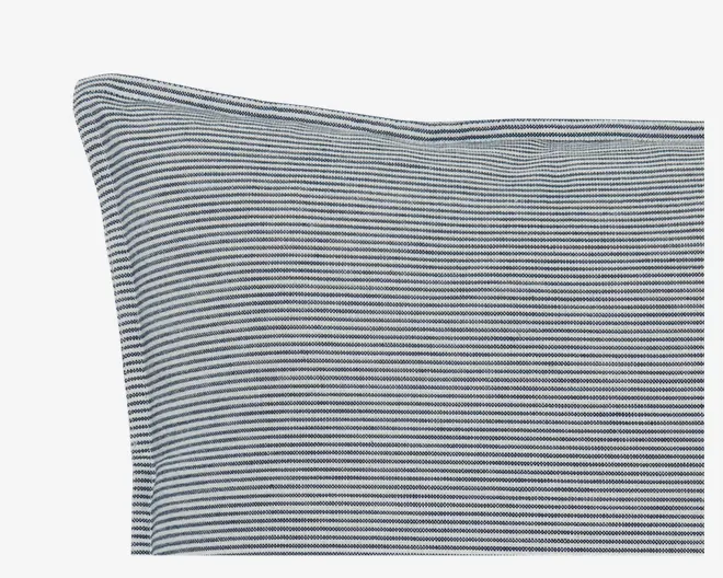 Pude Striber Blå Bomuld 50x50 cm