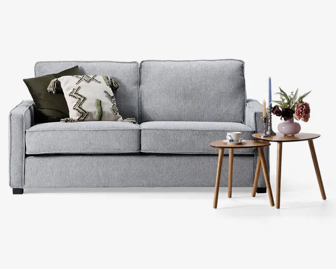 Sovesofa dobbelt med metaludtræk