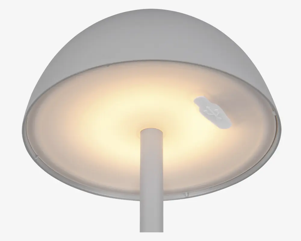 Bordlampe Ricardo grå H.30 cm 