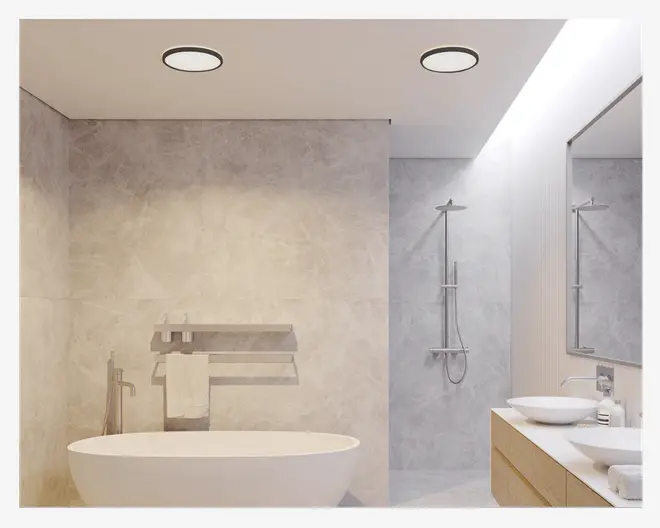 Plafond Oja Sort Ø.29,4 cm