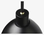 Loftlampe Rock sort Ø.20 cm