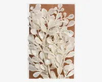 Gren Hvid Glitter 2stk H.30cm