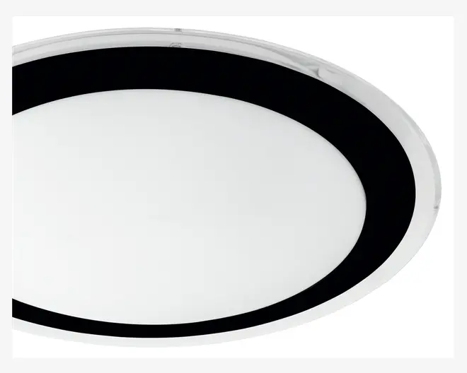 Plafond Competa 2 sort Ø.33,5 cm 