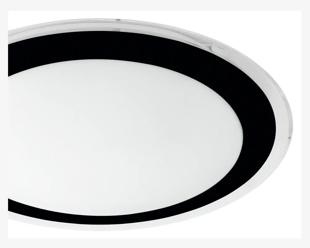 Plafond Competa 2 sort Ø.33,5 cm