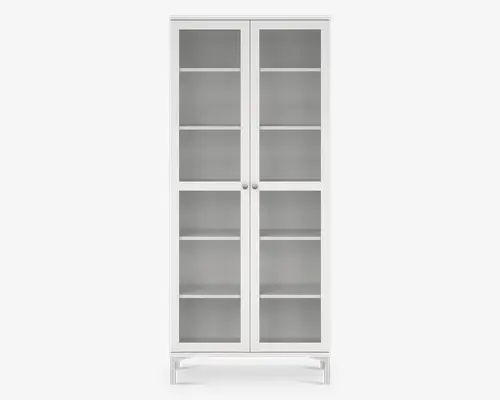 Vitrine Roma i hvid