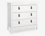 Kommode Madrid med 3 skuffer hvid