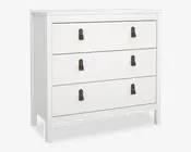 Kommode Madrid med 3 skuffer hvid