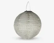 Solar rispapirlampe grøn Ø.30 cm 