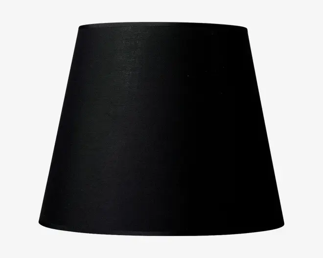 Skærm Isabella Domus sort/kobber H.28 cm